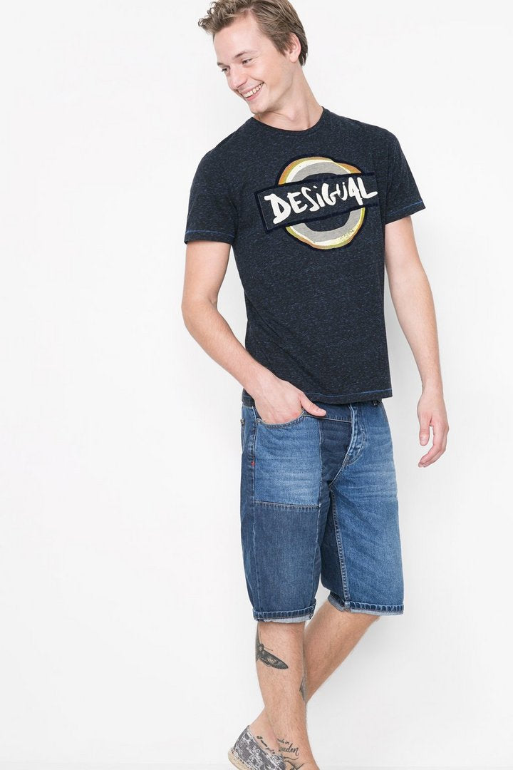 T Shirt Desigual 61T14C8 5117 Negro Iris