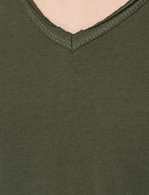 T-shirt en coton kaki Replay M3591