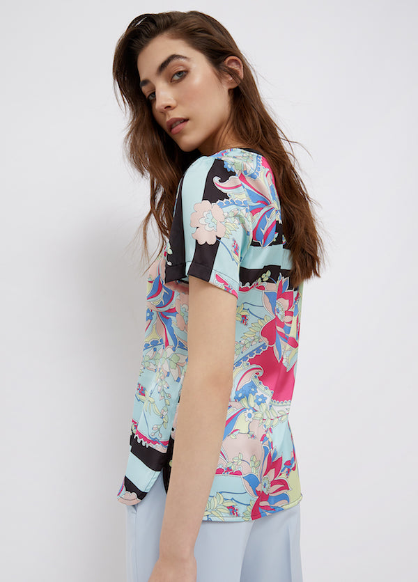 T-shirt en satin Liu Jo WA2086