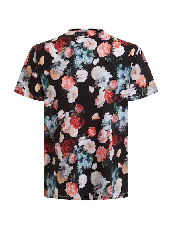 T-shirt homme imprimé fleuri Guess