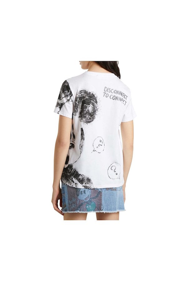 T-shirt Mickey Desigual 21WWTKB3