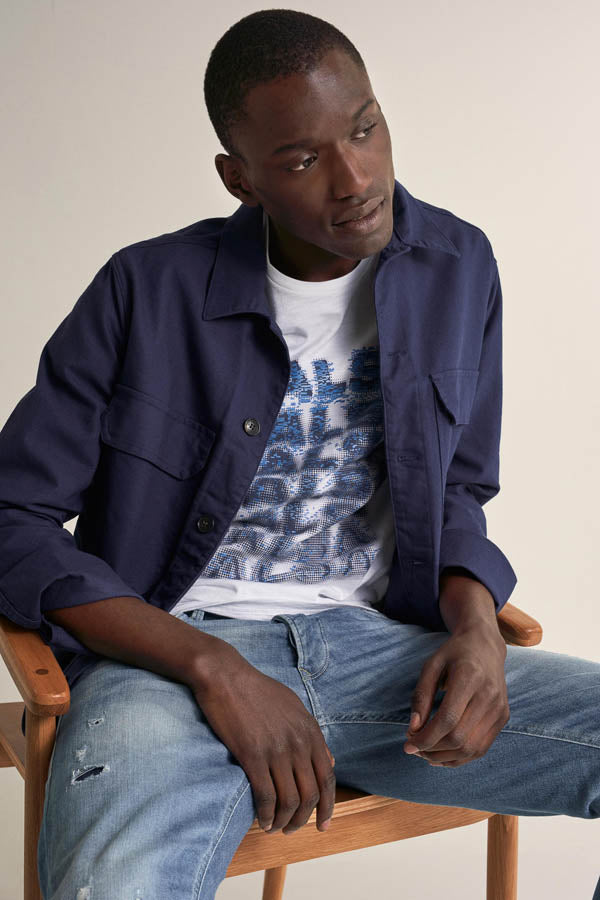 T-shirt à motif Salsa 124706