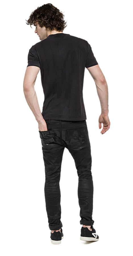 T Shirt Replay M3067 noir