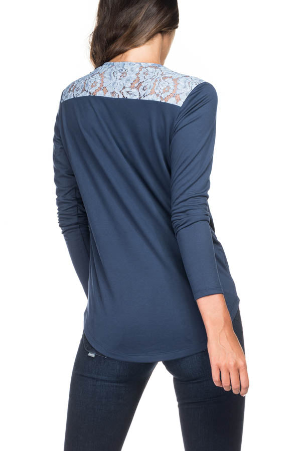 T Shirt Salsa 117431 8033 bleu