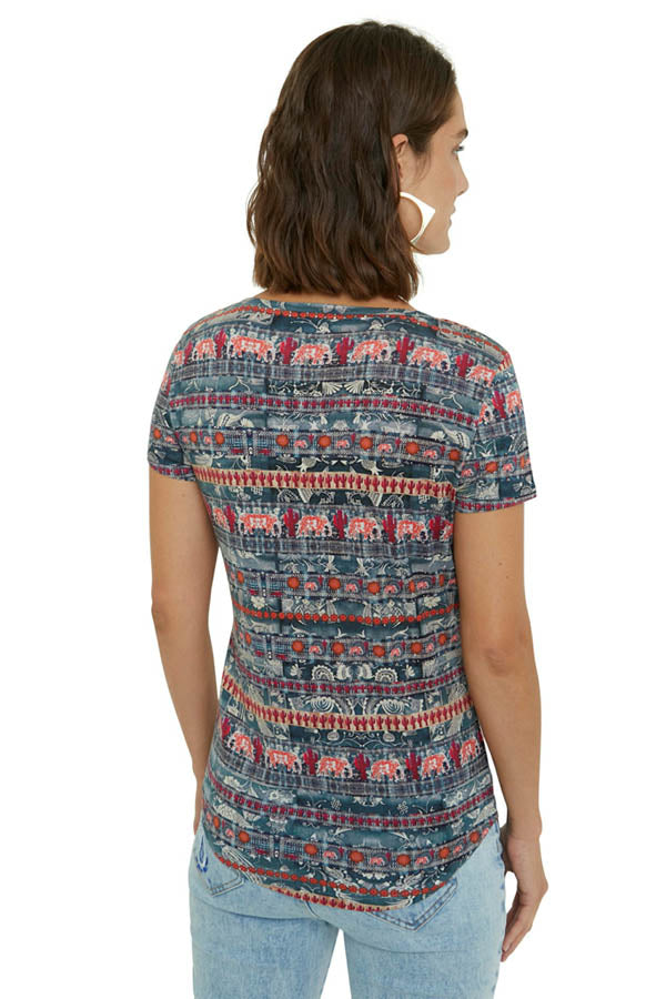T-shirt Santorini Desigual 21SWTK74