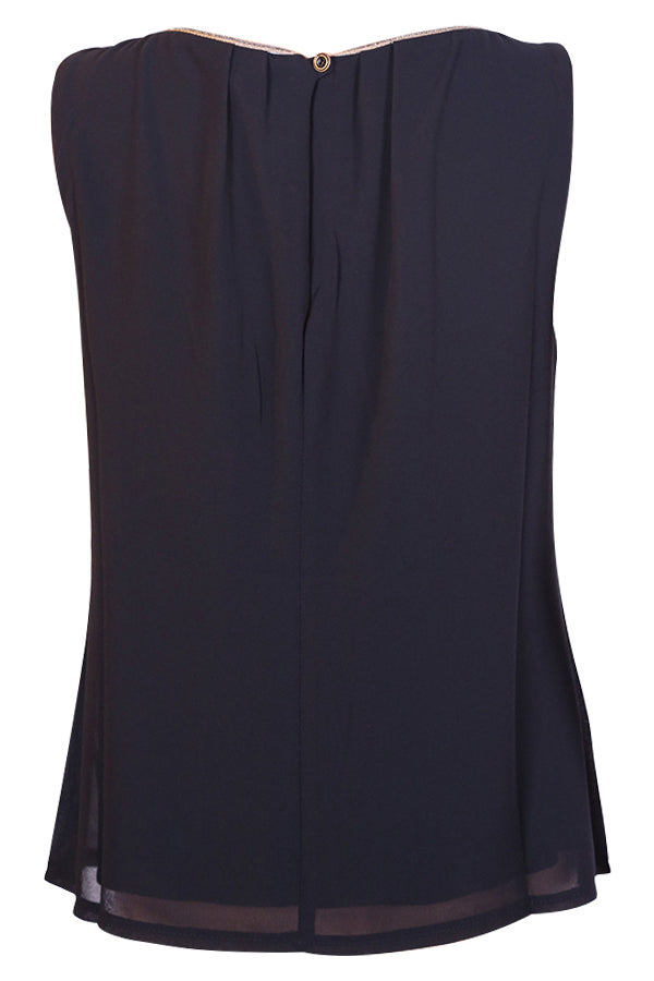 Top La Fée Maraboutée FA3721 noir
