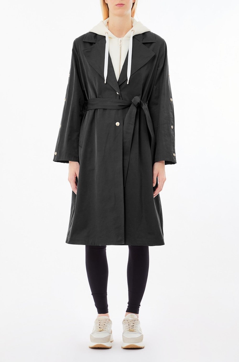 Trench noir et blanc Liu Jo