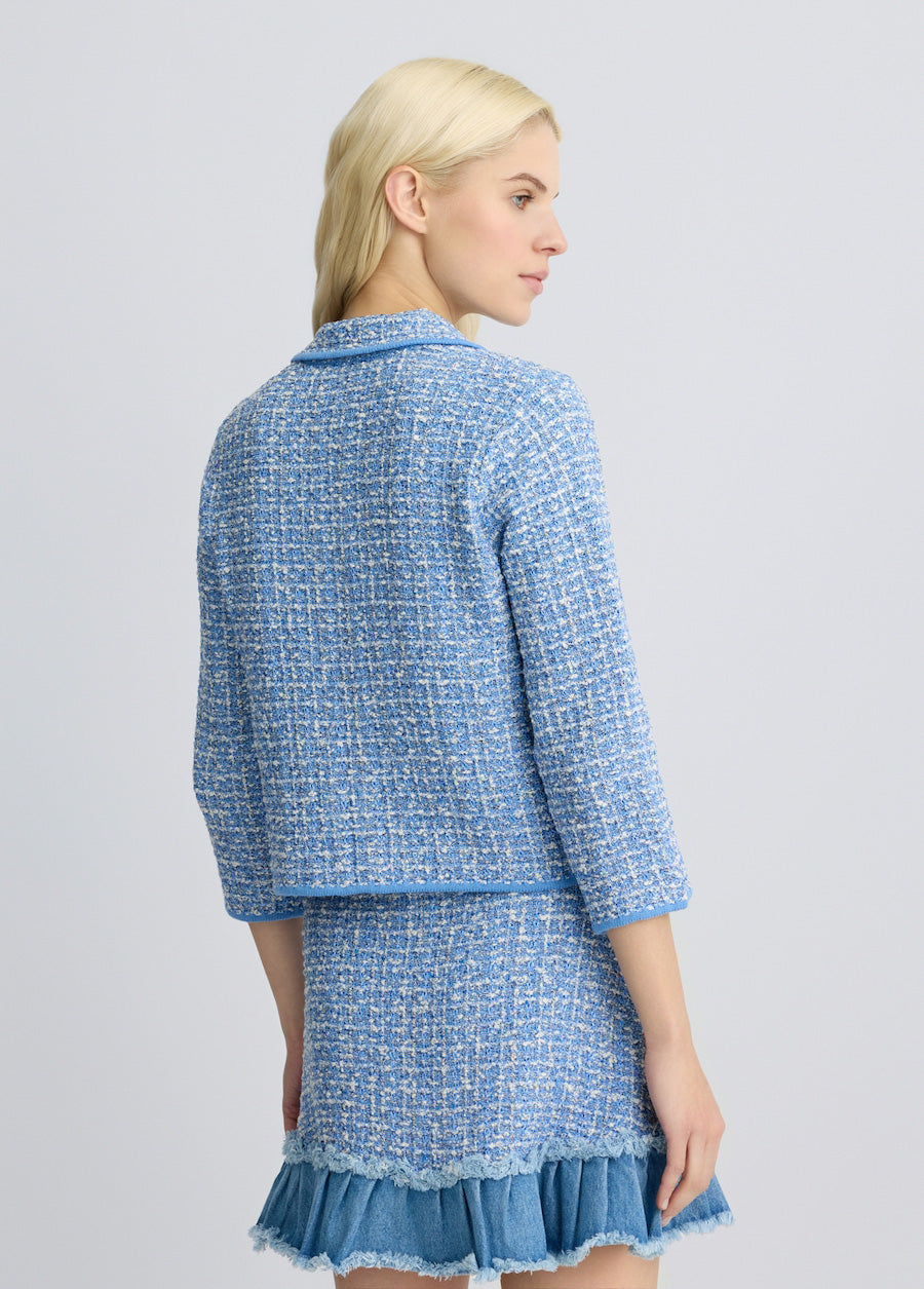 Veste bouclette bleu Liu Jo