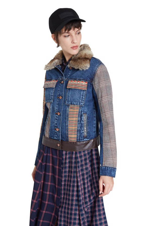 Veste en jean Desigual 20WWED22