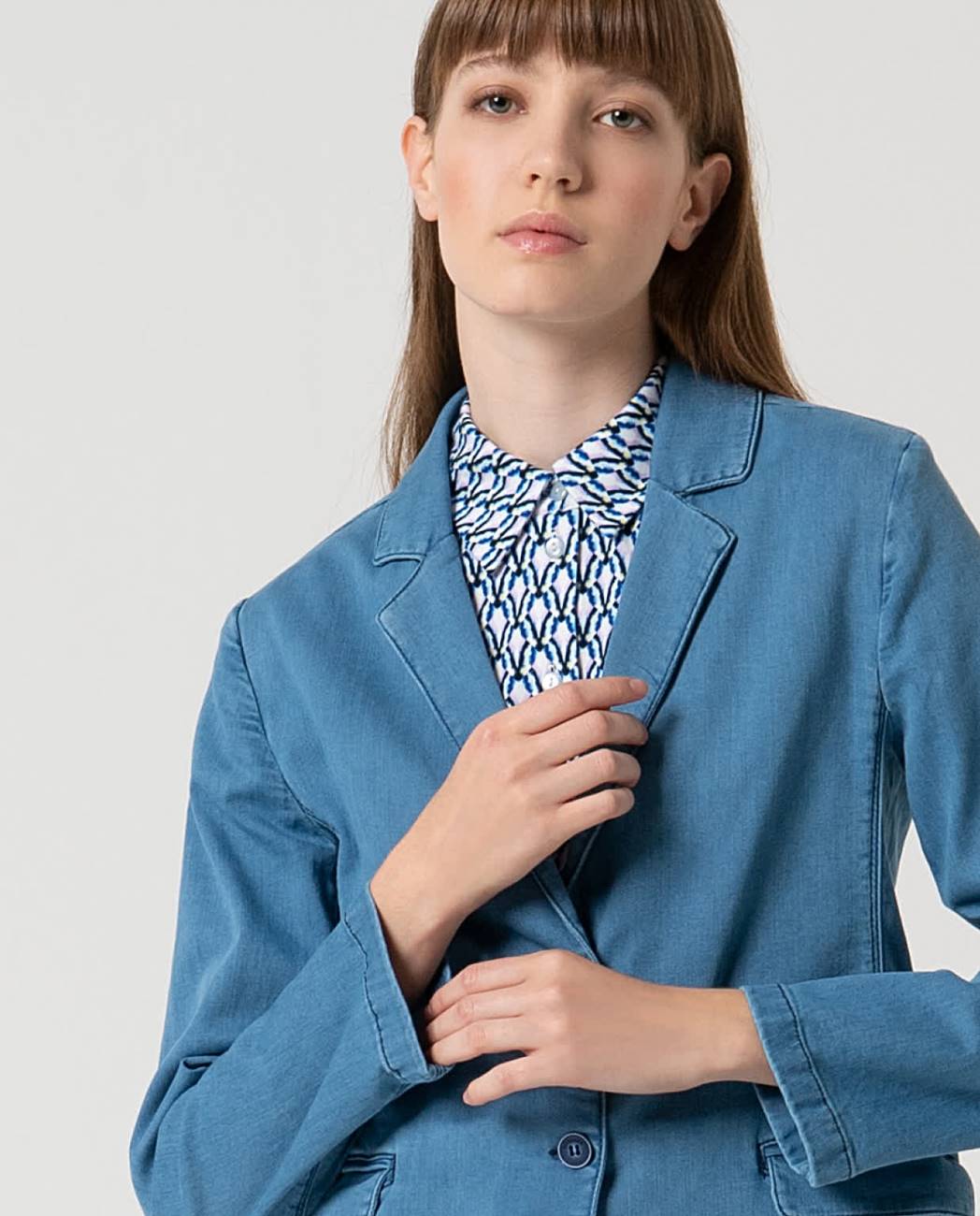 Veste tailleur en jeans Surkana