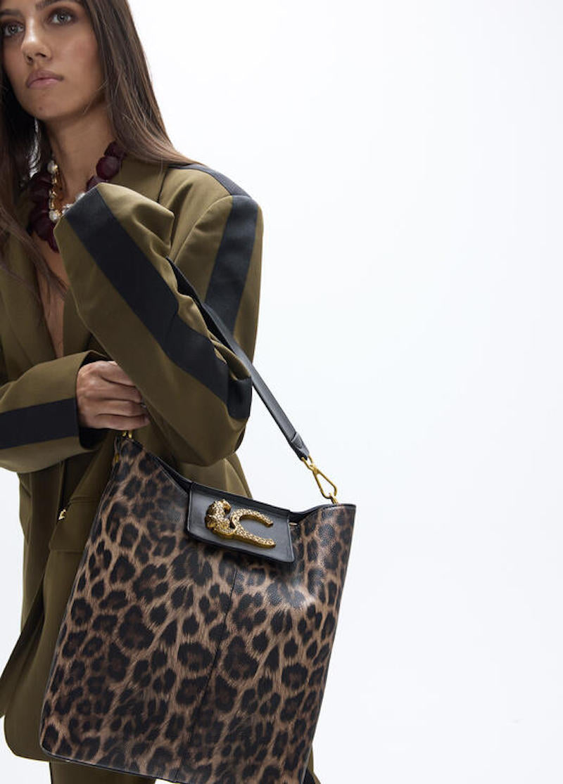 Grand shopping bag léopard Lola Casademunt