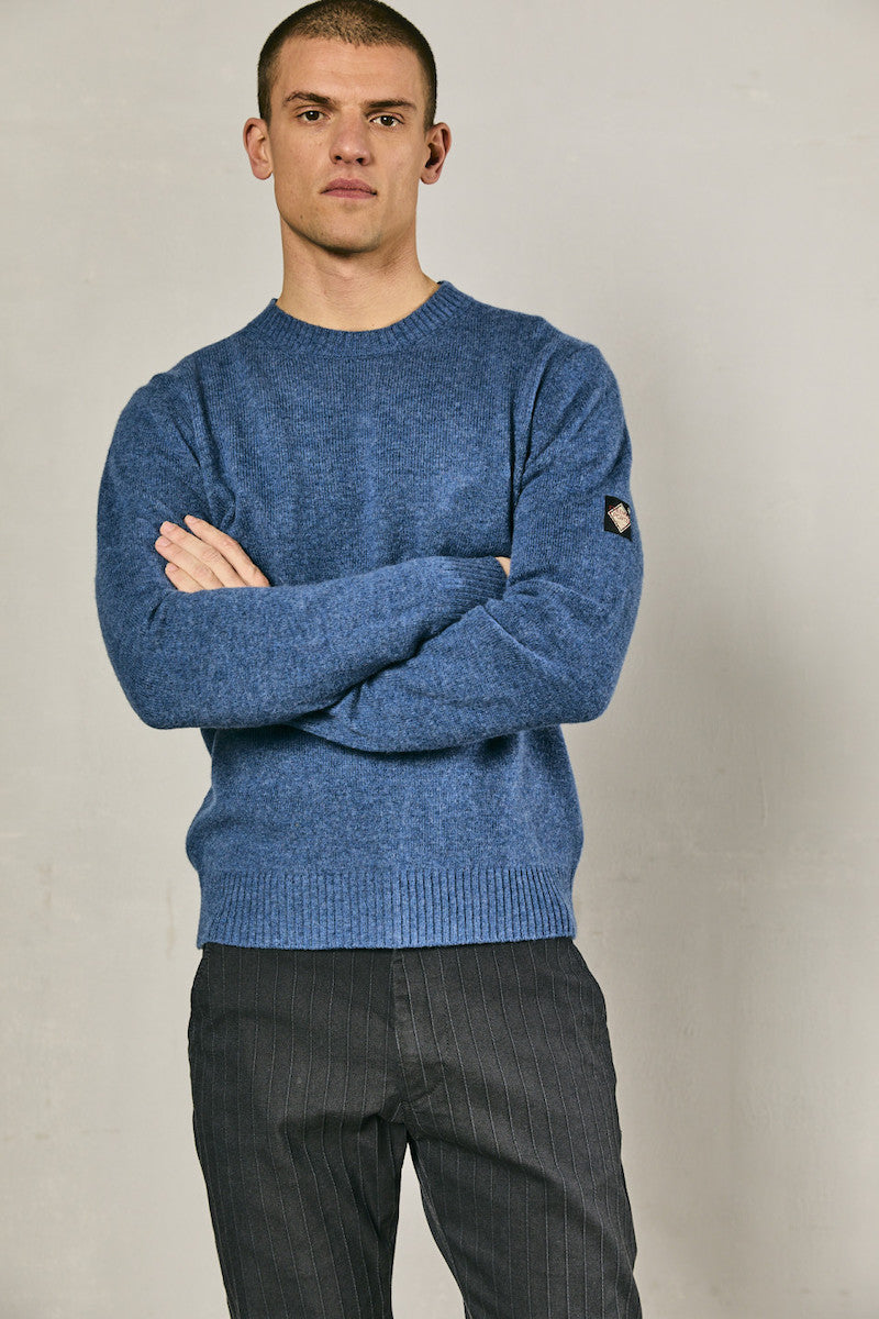 Pull homme bleu Freeman T Porter