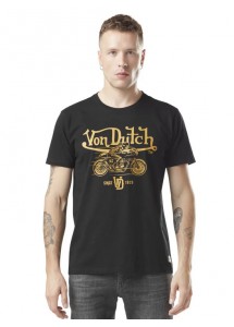 T shirt Vondutch Biker noir