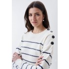 Pull en maille ray Salsa 125817